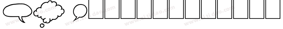 CK Bubbles字体转换